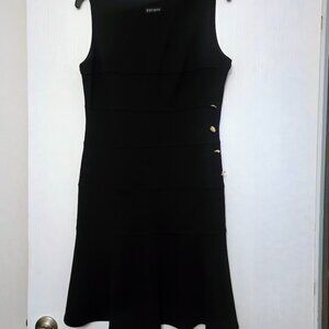 Enfocus‎ Studio black sheath sleeveless dress NWOT Size 10